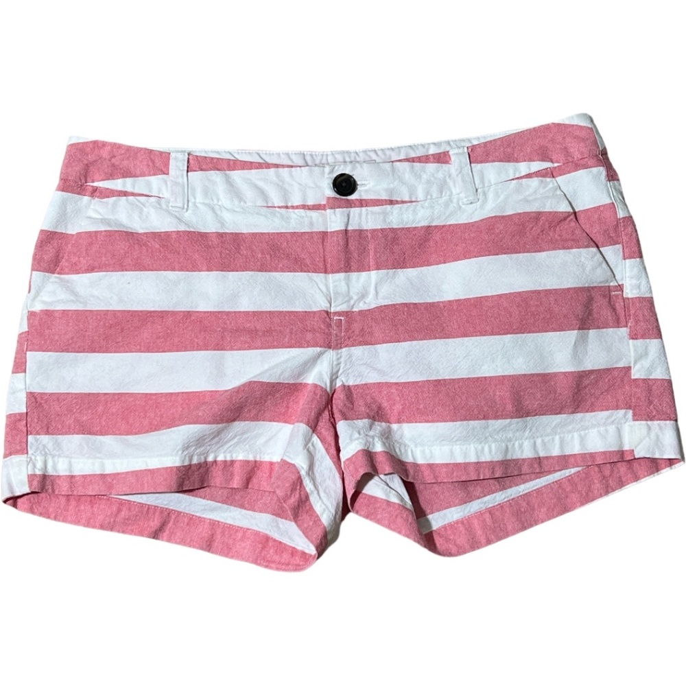 Merona Women Shorts Striped Pink/White Size 4